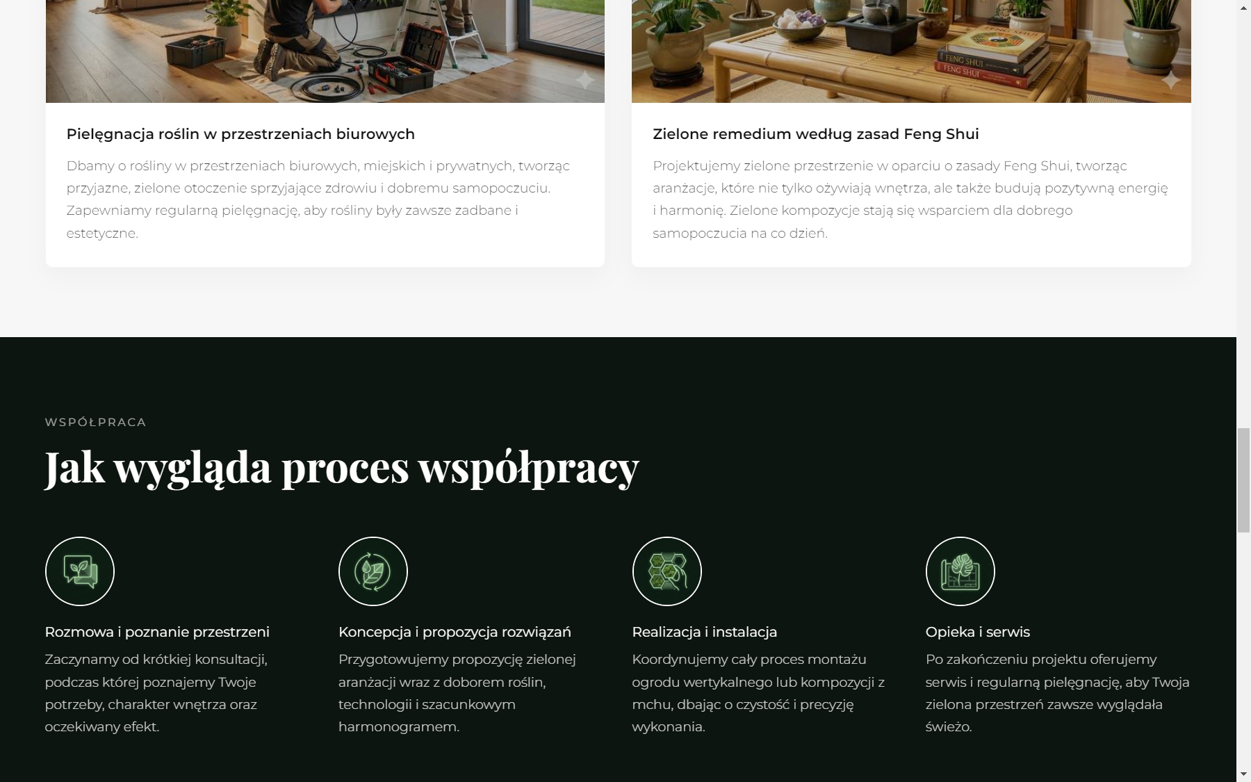 Ogrody wertykalne na laptopie - widok 5